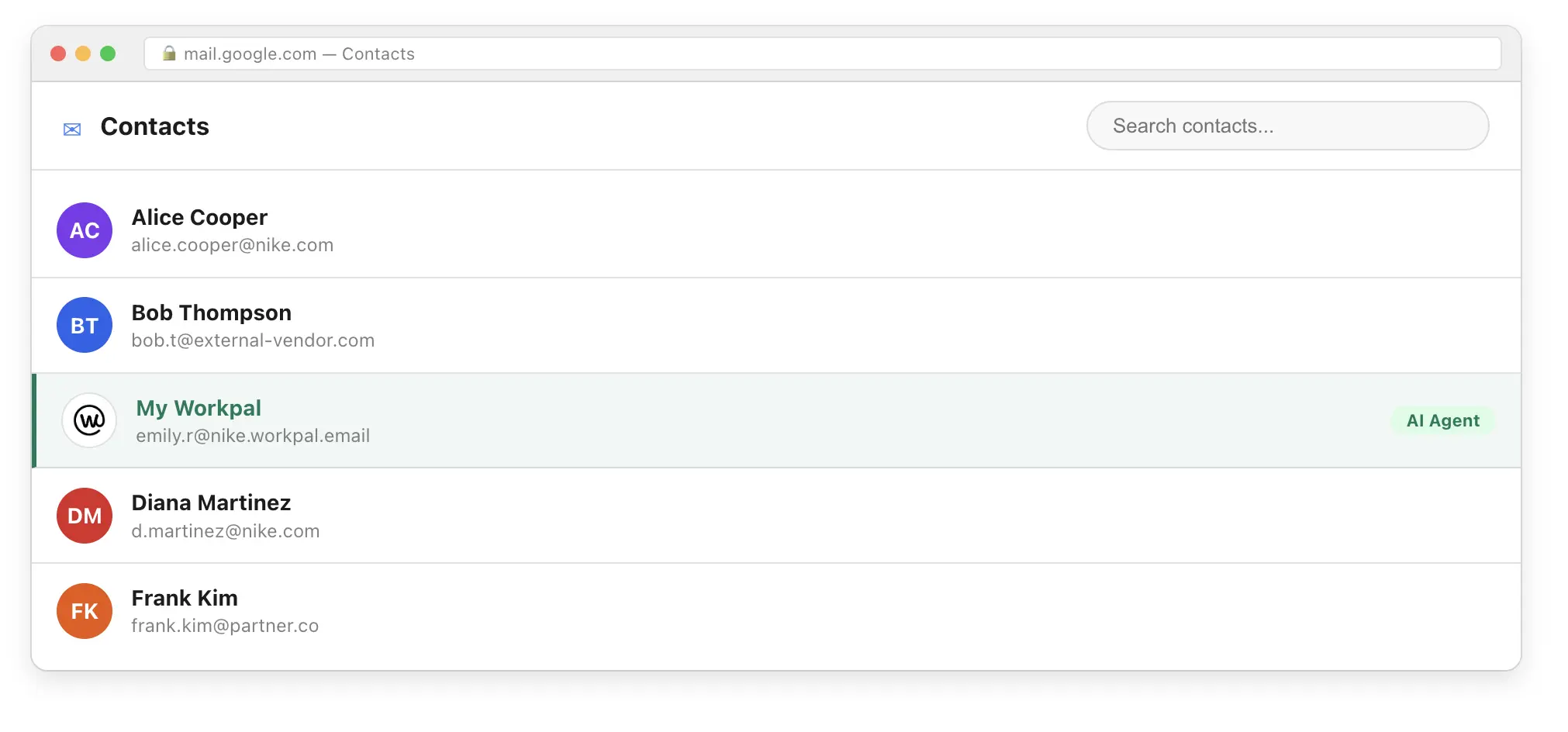 Team gets @workpal.email