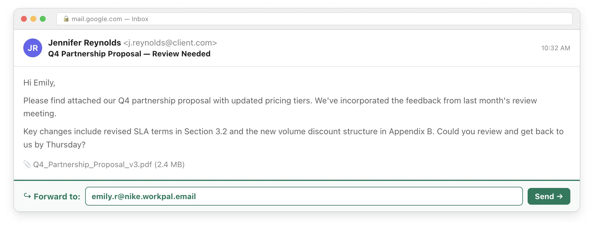 Members forward tasks